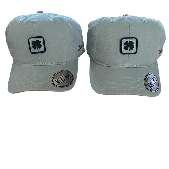 BLACK CLOVET LIVE LUCKY BUNDLE of Two Unisex golf baseball cap, Blue, NWT - Picture 1 of 9